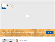 Tablet Screenshot of plcconstruction.com